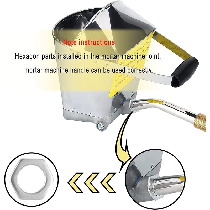 YOUHO Air Texture Gun Stucco Sprayer Mortar Sprayer Concrete Stucco