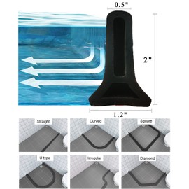 39Inch Collapsible Shower Threshold Water Dam 2" High Shower Barrier Water Stopper 2" Tall Shower Water Guard To Keep Water In Shower Dry And Wet Separation Bathroom Wheelchair Accessible Black 3.28Ft
