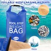 2 Pack 10L/30lb Universal Pool Step Weights 500D PVC Waterproof