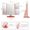 WEILY Makeup Mirror with 21 LED Lights,Two Power Supply, Touch