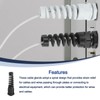 QUARKZMAN Pack of 10 Waterproof Cable Gland, M12 Nylon Cable