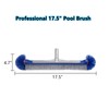 Poolvio Professional 17.5" Floor & Wall Pool Cleaning Brush with