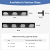 Donrao 30-Inch 4-Light LED Modern Black Bathroom Vanity Light Fixtures