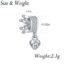 YQSLIN Cinderella Crown Charm Princess King Queen Regal Crown Heart