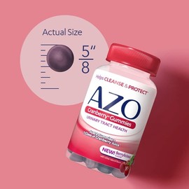 Azo Cranberry Urinary Tract Health 40 Gomitas Sabor Mixed Berry