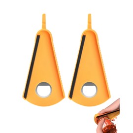 TPZORJX Pack of 2 Bottle Opener for Seniors, Jar Opener, Screw Cap Opener, Rubber Multifunctional Lid Opener for Screw Jars, for Weak Hands, Seniors with Arthritis