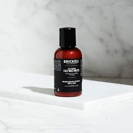 Brickell Men's Daily Essential Face Moisturiser for Men, Natural and Organic Fast-Absorbing Face Lotion with Hyaluronic Acid, Green Tea, and Jojoba, 5