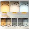 VIHOSE Half Moon Light LED Floor Lamp with Cool and