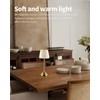 KDG Portables Cordless Table Lamp, Fabric Shade Desk Lamp, 4000mAh