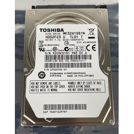 MK3261GSY Toshiba 320GB 16MB Cache 7200RPM Serial-ATA 3.0Gbps 2.5-inch Internal Hard Drive Mfr P/N MK3261GSY