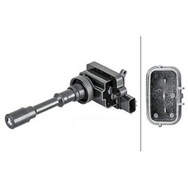 HELLA 5DA 358 057-831 Ignition Coil - 3-pin connector - Flush-Fitting Pencil Ignition Coils - Bolted