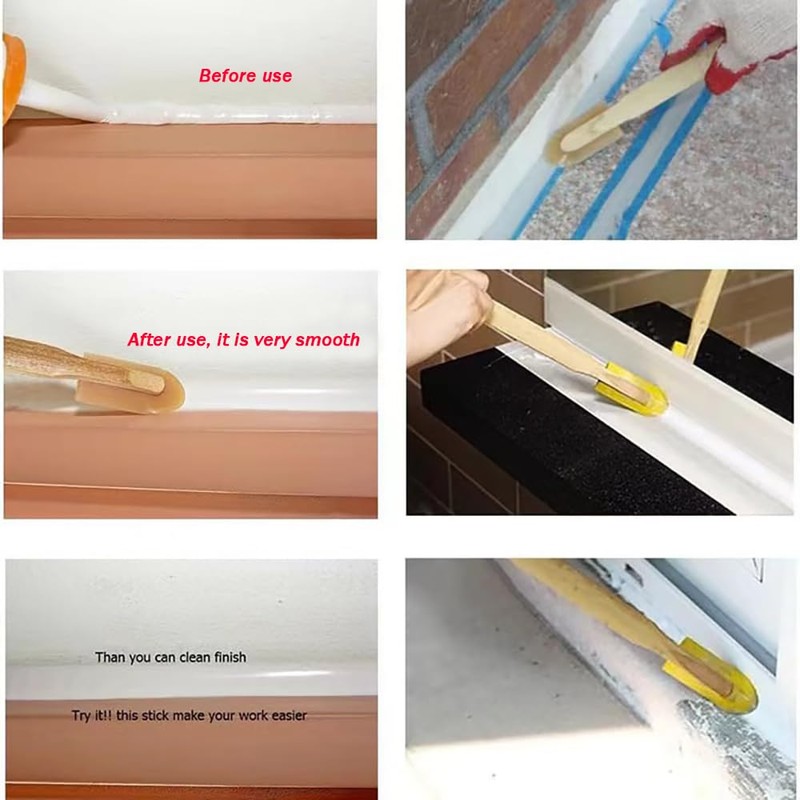 ANZHUO Silicone sealant precision processing tool for caulking, applicator, spatula