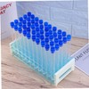 iplusmile 50pcs Plastic Test Tube Kit Lid Storage Tube Test