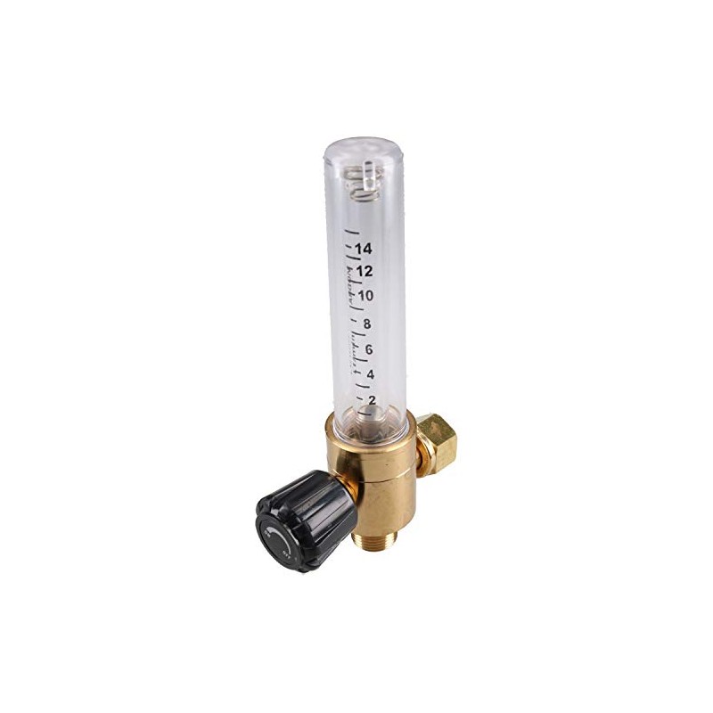 Flowmeter 0-14 LPM Welding Gas Bottle Flow Metre Gauge Welder
