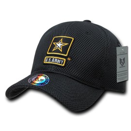 Rapiddominance Army Air Mesh Military Cap, Black