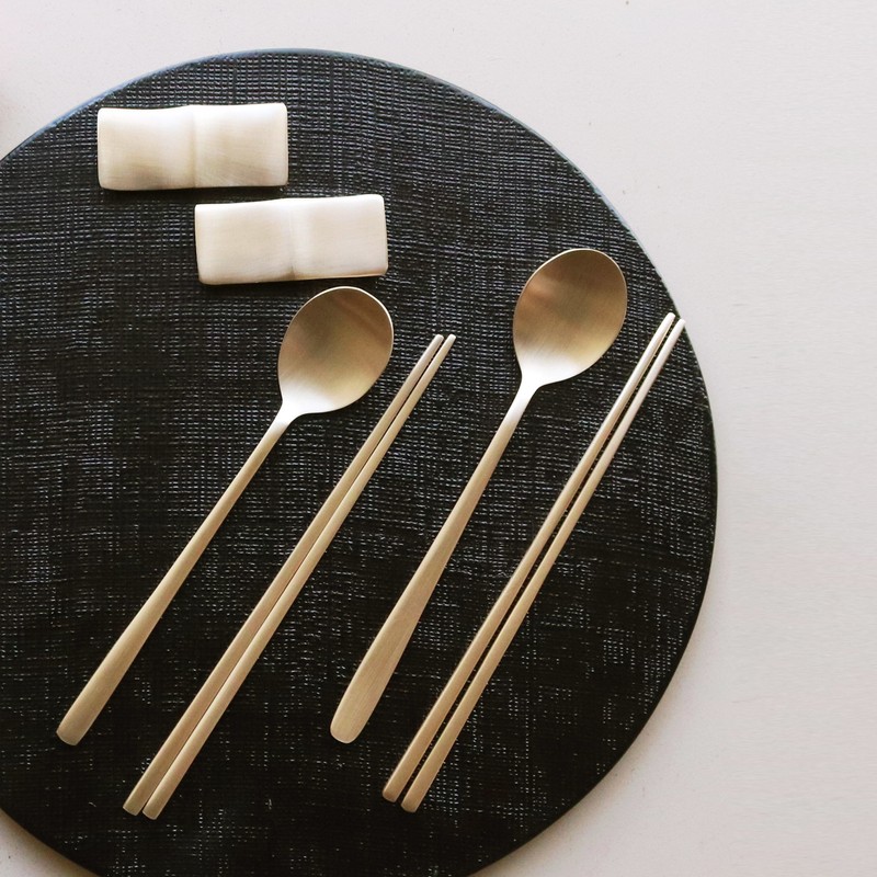 Notdam Bangjja Yugi Organic Spoon for 1 person / 놋담