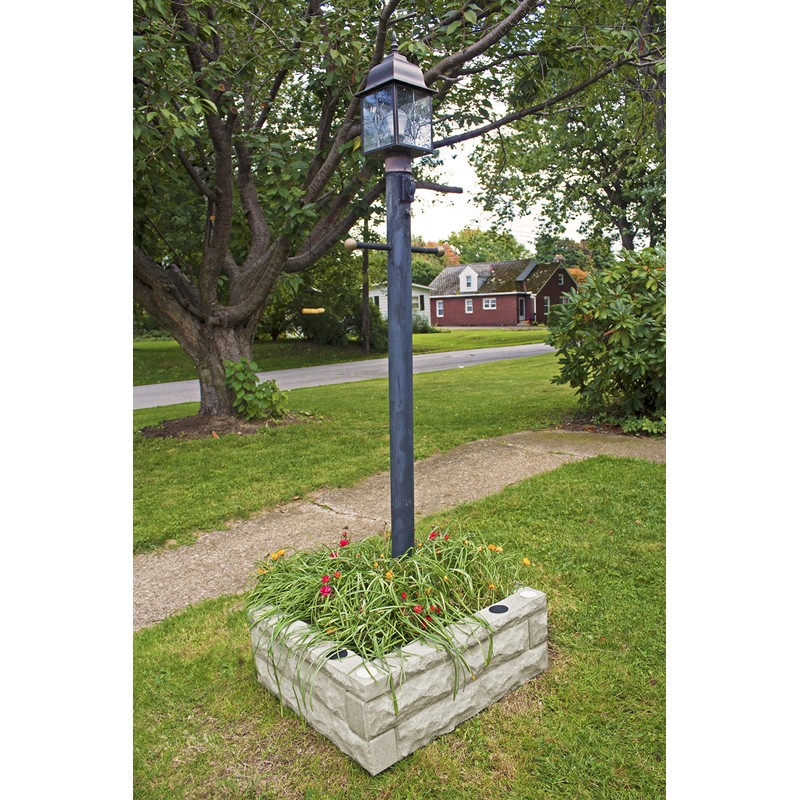 Garden Wizard Self Watering 2 Foot Stone Landscape Border Wall-