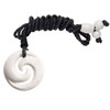 81stgeneration Double Koru Men's Bone Necklace with Engravings - Hand