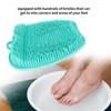 Shower Foot Scrubber Soft Silicone Anti Slip Suction Cup Odour