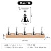 Annhua Nail Stand, Magnetic Nail Tip Stand, Wooden, Set of
