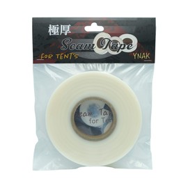 YNAK QH018-04 Seam Tape, Tent Zack Tarp, Sheet Repair, Waterproof, For Thickness, Extra Thick 0.07 inch (0.18 mm), Translucent Tape, Width 0.8 x 11.8 ft (20 mm x 30 m) or 50 m (Width 0.08 x Width 10.6