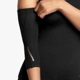 Tommie  Copper Set of 4 Vitality Elbow Sleeves Navy Blue Unisex XL New