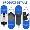 EuAcesry PU ID Card Holder, Leather ID Card Holder with