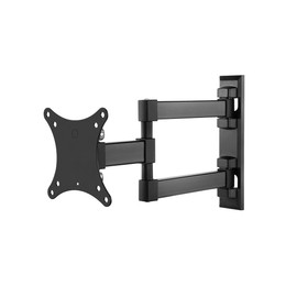 Monoprice Commercial Full Motion TV Wall Mount Bracket Extra Long Extension Range to 13" for 13" to 27" TVs up to 33lbs, Max VESA 100x100, UL Certified