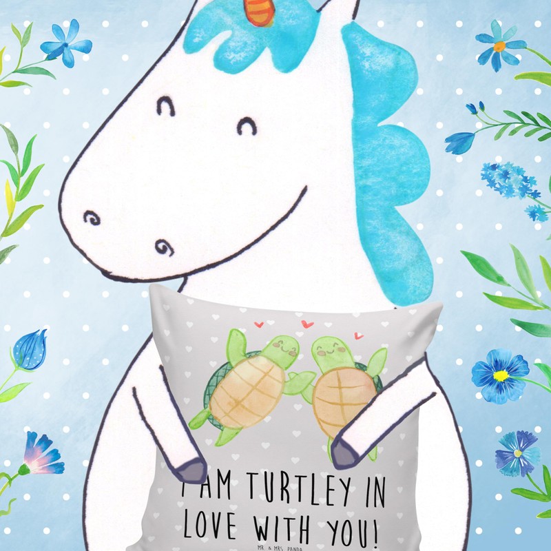 Mr. & Mrs. Panda Seat Cushion Turtles Couple Gift Sofa