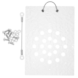 HANABASS 1 Set Wall Mounted Plant Board for Orchids Arum Plants and Other Climbing Plants Transparent Vertical Plant Wall Board Made of Acrylic Stag Horn Fern Mounting Plate