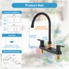 Cinwiny 8 Inch Centerset Kitchen Faucet for Sink 3 Hole