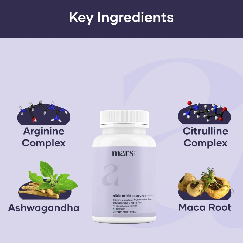 Mars Growth Max Combo: Powered by Nitric Oxide & Pure