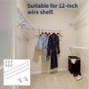 12 Inch Wire Shelf Brackets Kit with All Phillips Screws