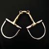 Stainless German Steel D-Ring Snaffle 5.5” Horse Mouth Bit, Dee-Shape