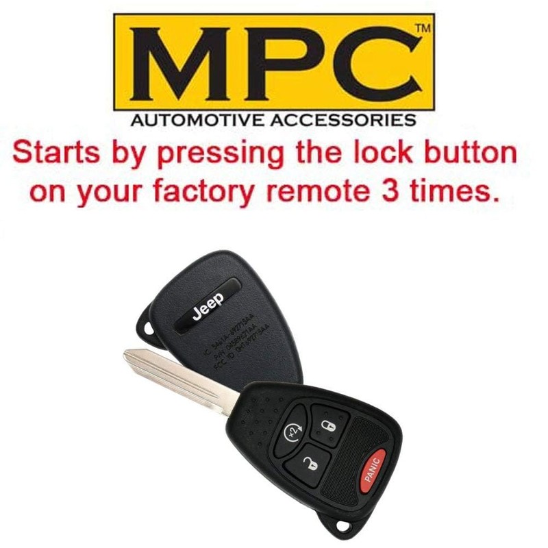 MPC Remote Start Kit Compatible with Jeep Wrangler 2007-2018 ||