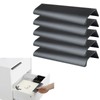 MOVKZACV Black Drawer Pulls, Finger Edge Pull Concealed Handle,Modern Style