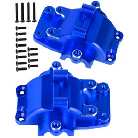 RcarmubWow RC Diffirential Housing Upgrades Part for 1/18 LaTrax Teton,LaTrax Desert Prerunner,LaTrax Rally,Aluminium Front Rear Diffirential Housing,2pcs,Navy Blue