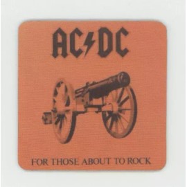 Coaster AC DC Album Cover Beverage COASTER - For Those about to Rock
