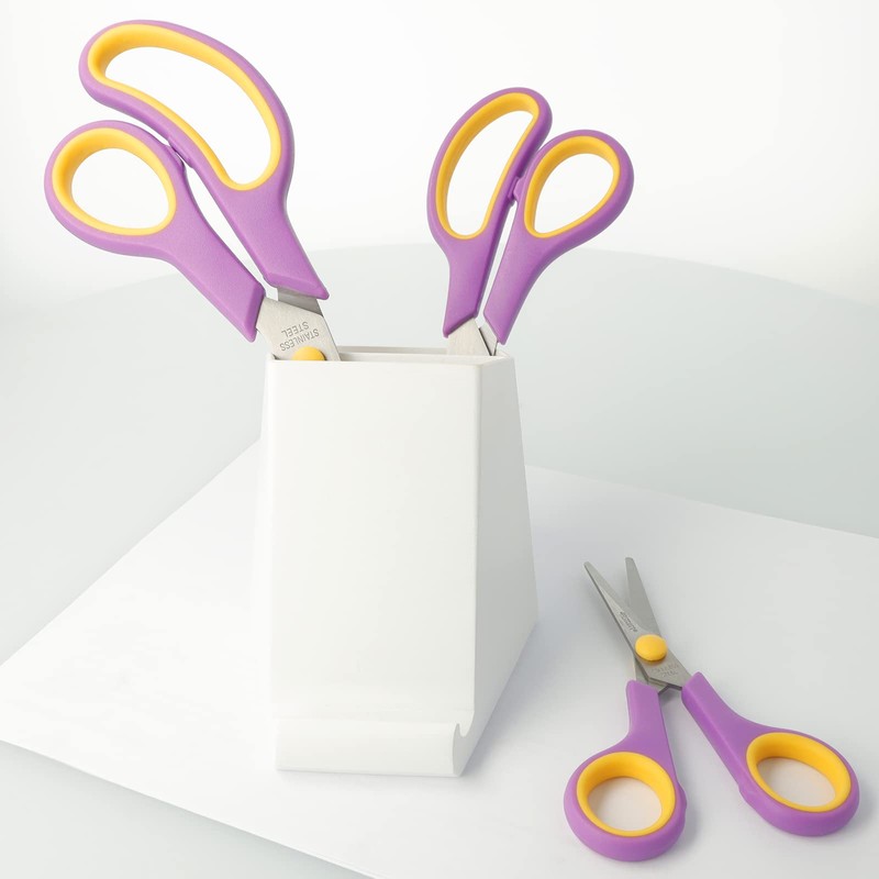 Westcott Easy Grip Scissors 3 Pieces Cassis | Set of