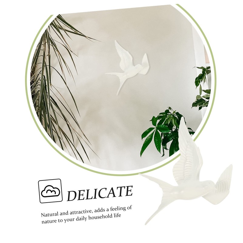 Gatuida 3d Bird Model Wall Decor Bird Statue Wall Hanging
