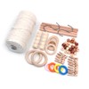 Tiardey Macrame Wall Hanging Kit Material, Hanger Kit Cotton Thread