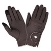 LeMieux Unisex Classic Leather Riding Gloves in Brown - Breathable