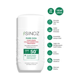 Sinoz,Pure Cica Color Correcting Treatment Fluid Sunscreen SPF50+ / PA++++