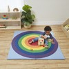 ECR4Kids SoftZone Rainbow Activity Mat, Folding Playmat, Rainbow