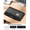 2-in-1 Ergonomic Keyboard Stand with Wrist Rest, Comfy Keyboard Riser