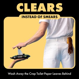 DUDE Wipes - Flushable Wipes - 6 Pack, 288 Count - Shea BUTTer Smooth - Extra-Large - Vitamin-E & Aloe - Septic and Sewer Safe