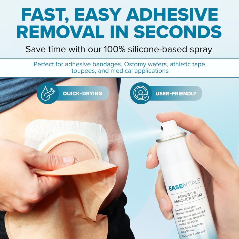 Ultimate Medical Adhesive Remover Spray – Silicone-Based, No-Sting & Odorless