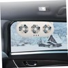 CHILDWEET Car Window Exhaust Fan USB Ventilation System for Cars