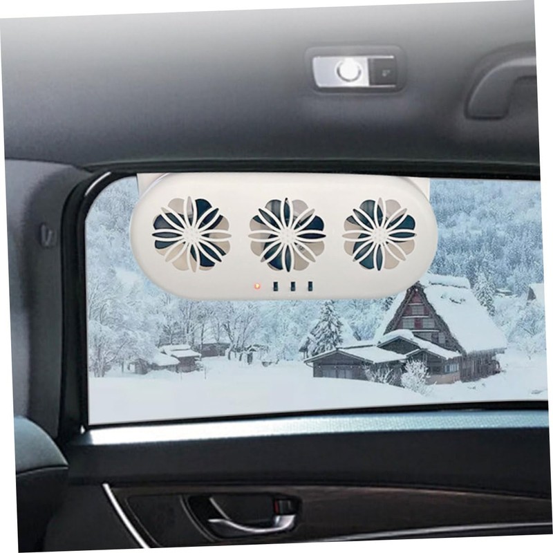 CHILDWEET Car Window Exhaust Fan USB Ventilation System for Cars