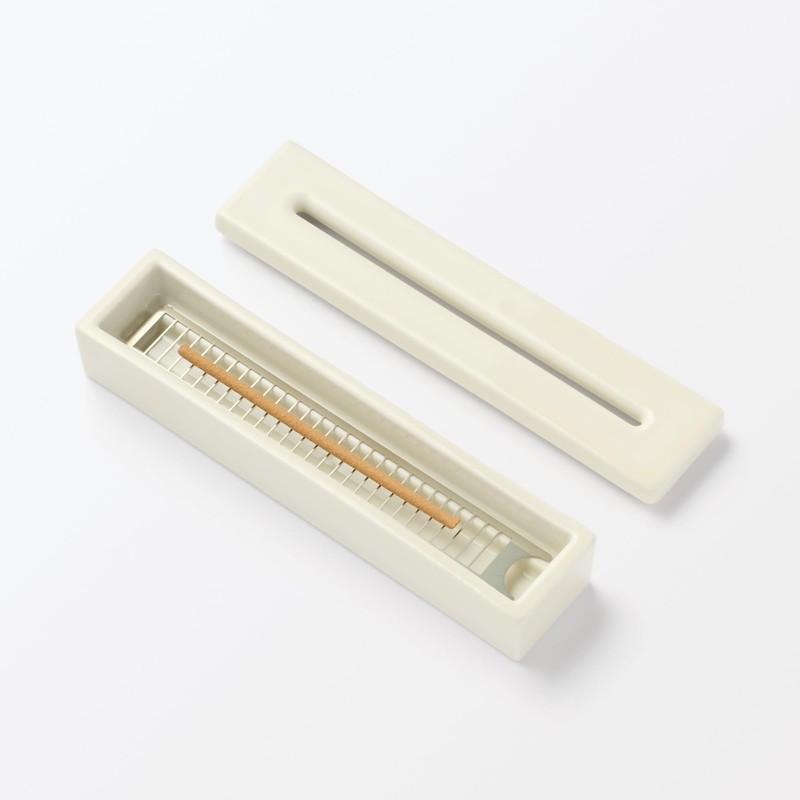 Muji 84465345 Incense Plate, Approx. 4.1 x 0.9 x 0.9